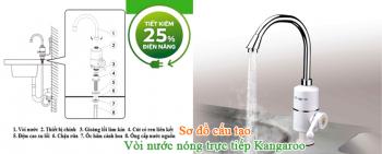 Vòi rửa bát nóng trực tiếp KANGAROO KG239