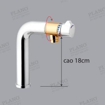 Vòi chậu 1 lỗ nóng lạnh 823 Plano